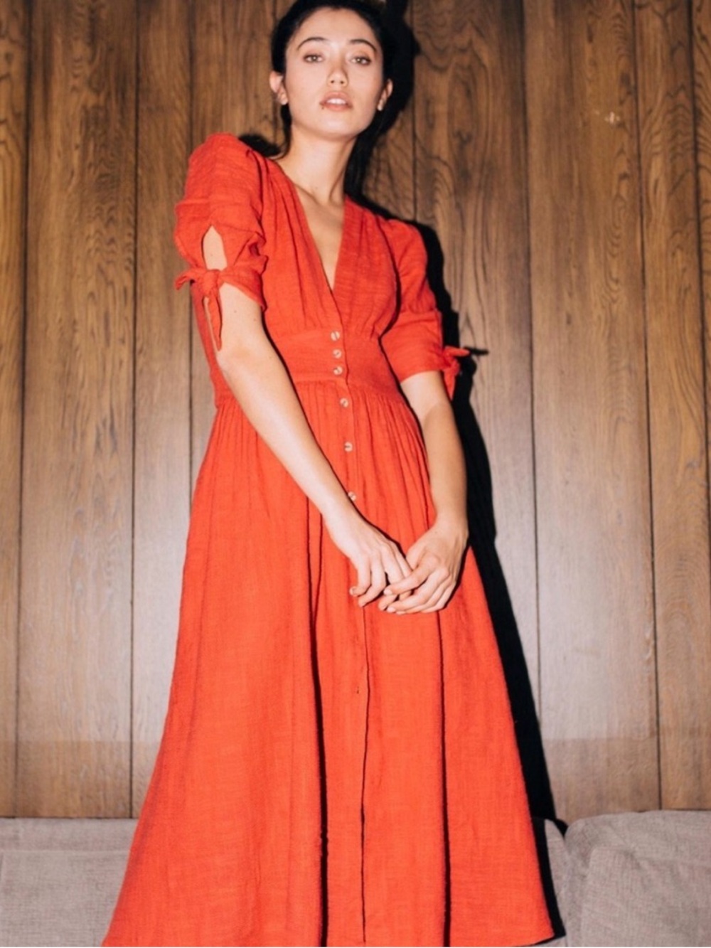 Free People Love of My Life Sienna Midi Dress size XS